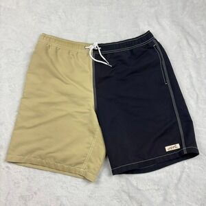 Tommy Hilfiger Men M Colorblock Swim Board Shorts Y2K Beach Preppy‎ Nautical